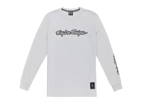 Troy Lee Designs Skyline Ride Tee Signature Herren Trikot Langarm Mist