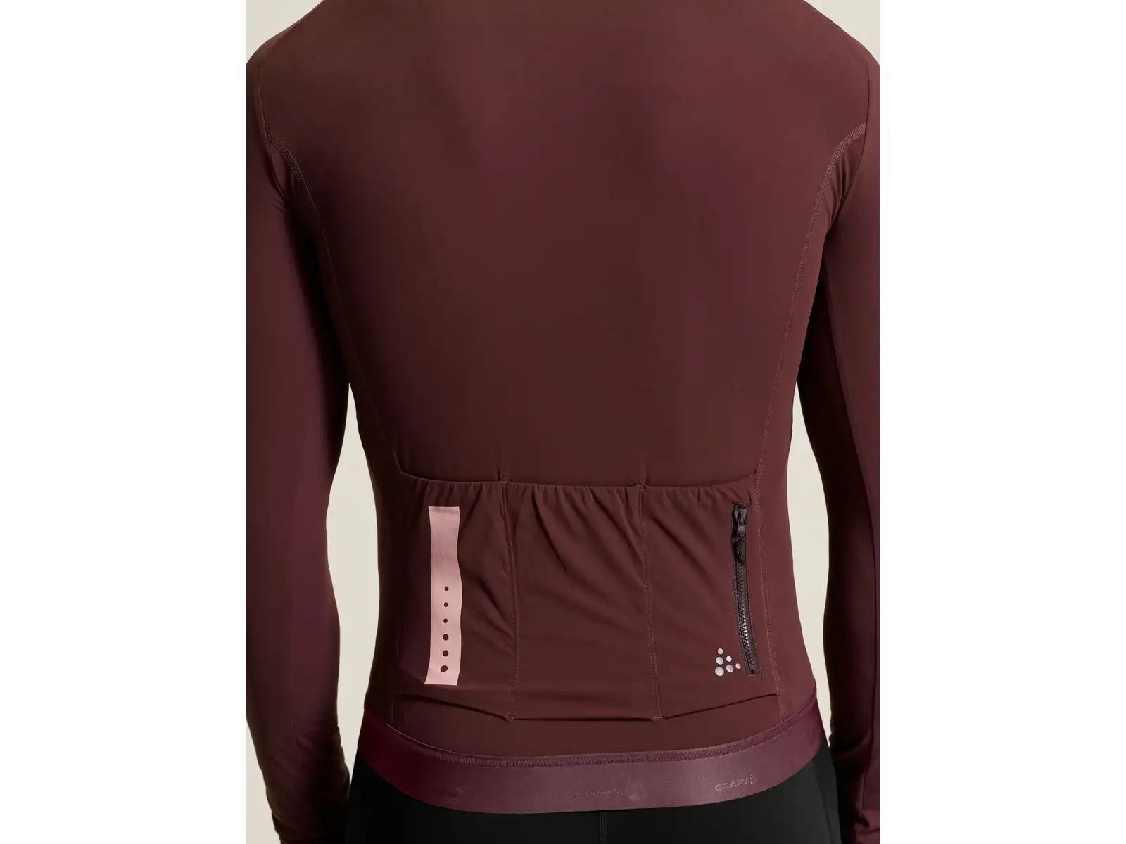 Craft Endur Training Herren-Trikot Langarm rot