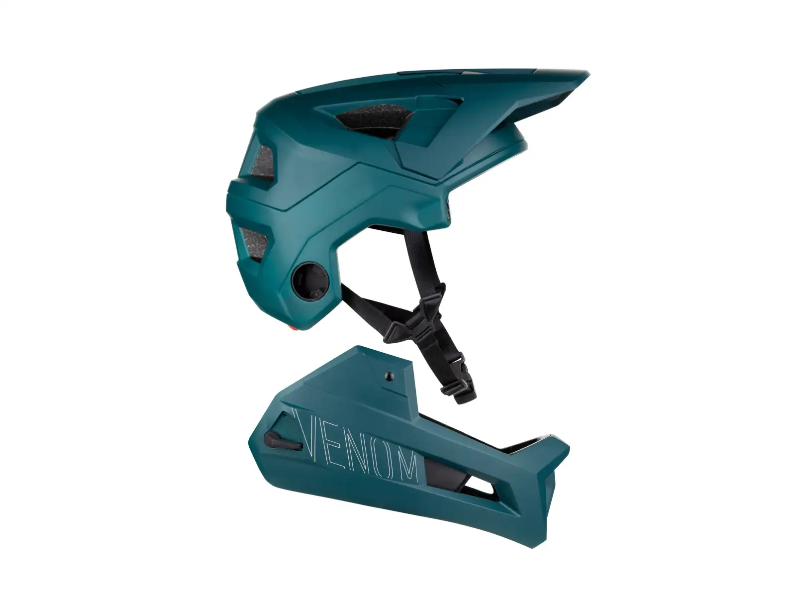 Force Venom Downhill-Helm petrol