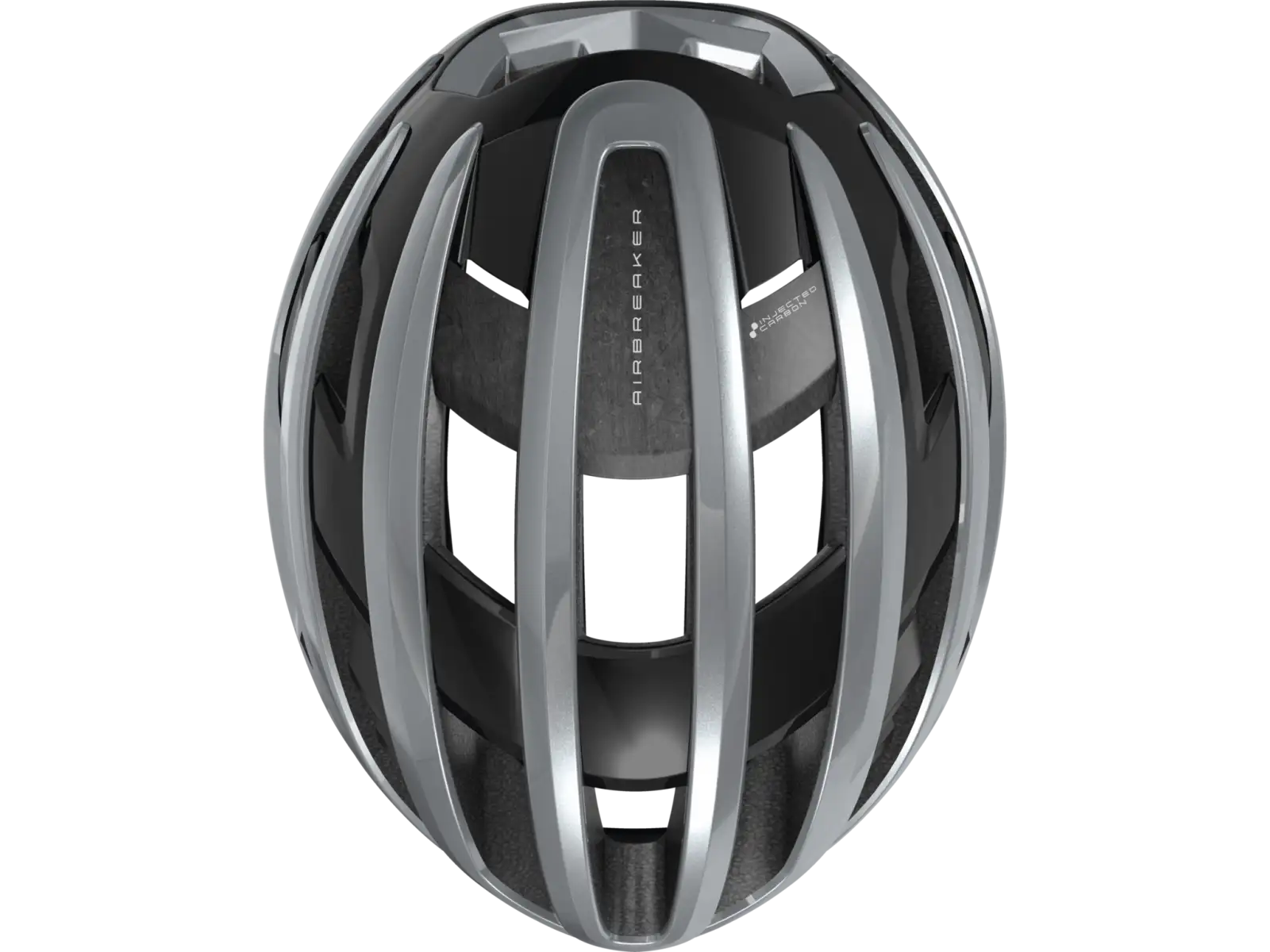 Abus AirBreaker 2.0 Rennradhelm Graphite Silver