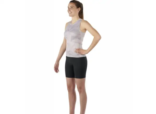 Mavic Hot Ride+ Damen ärmelloses Funktions-Trikot in Grafik-Gletschergrau