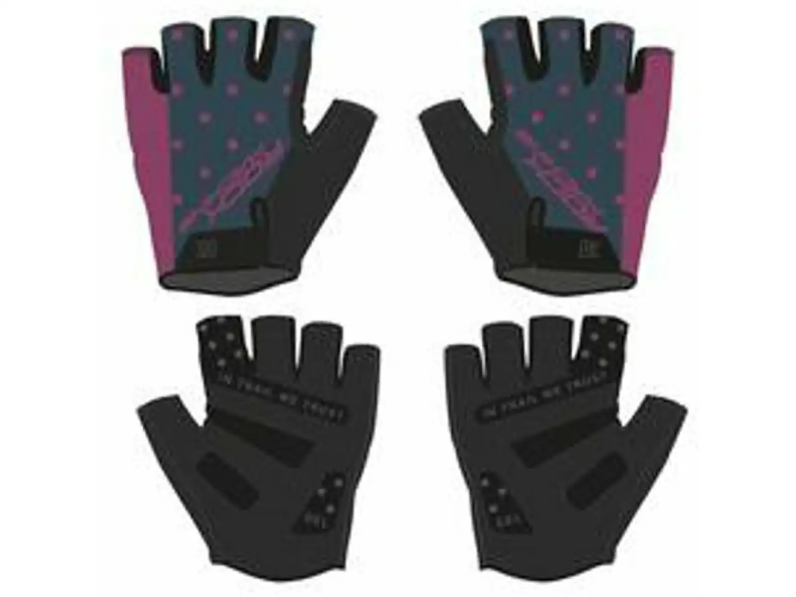 Rock Machine Race Damen Handschuhe blau/lila