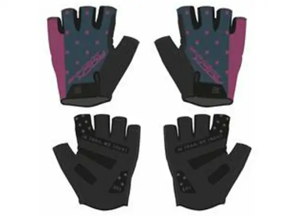 Rock Machine Race Damen Handschuhe blau/lila