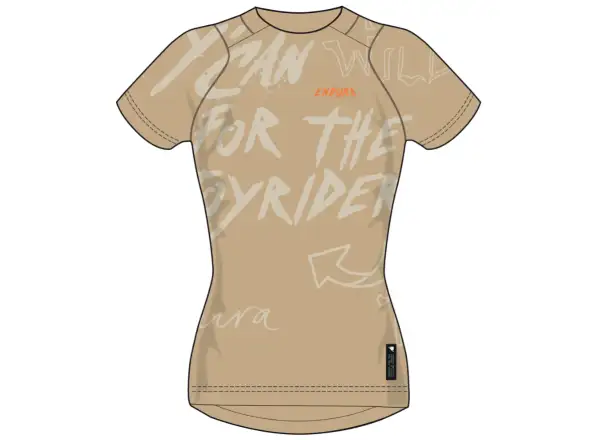 Endura SingleTrack Print Tee BSA Damentrikot Kurzarm Brown