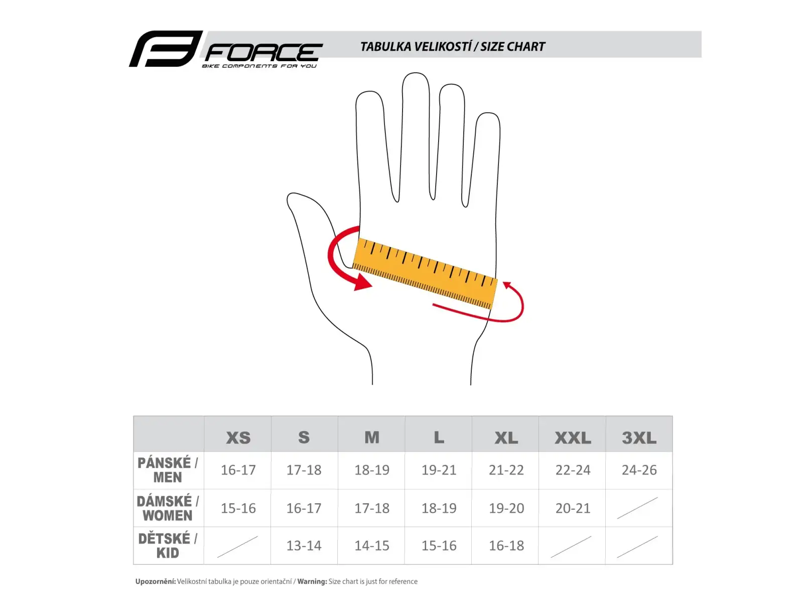 Force Swipe MTB Handschuhe blau