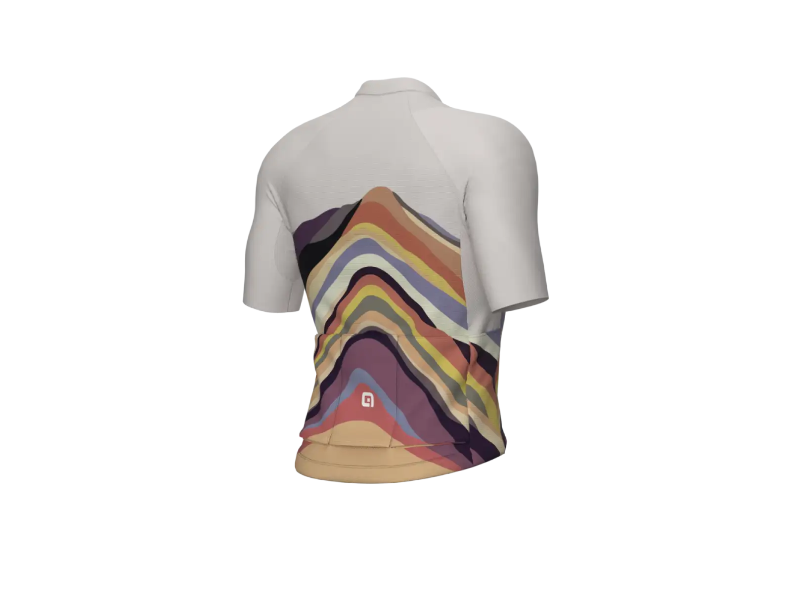 Alé PR-E Rainbow Herren Radtrikot Kurzarm Beige