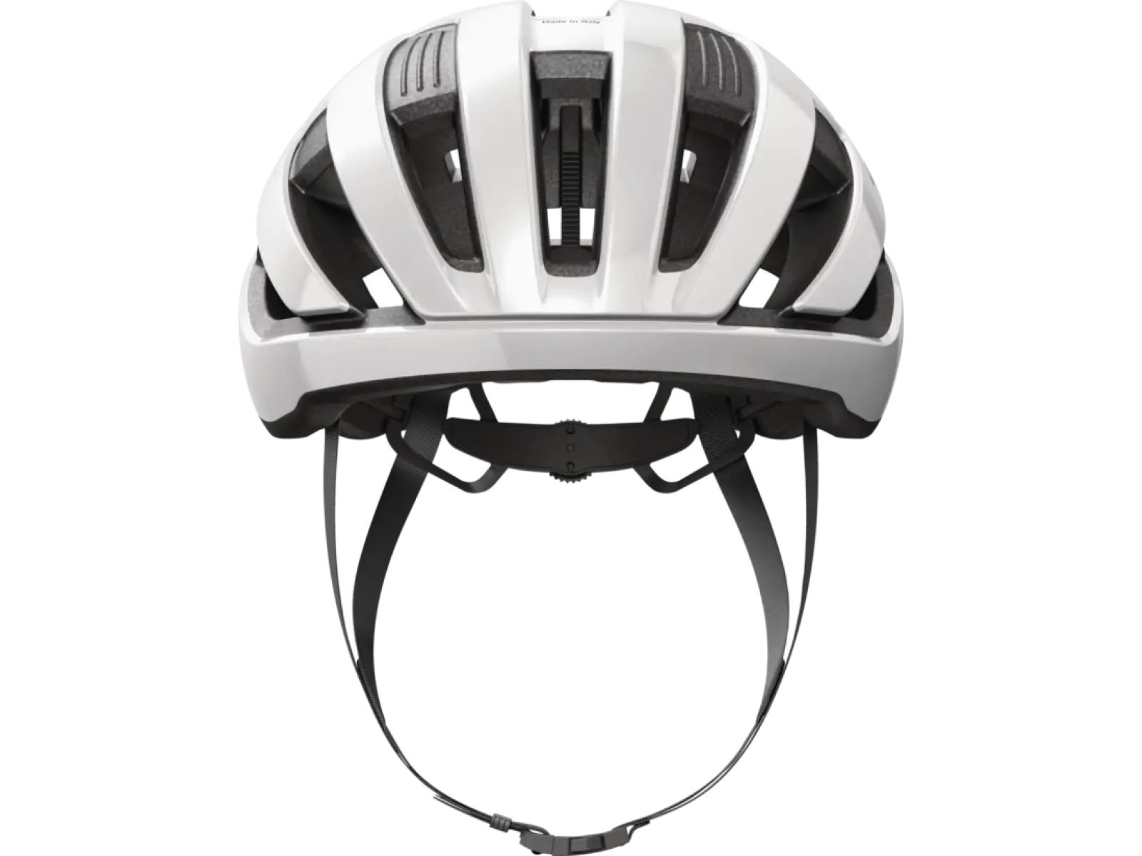 Abus WingBack Straßenhelm Shiny White