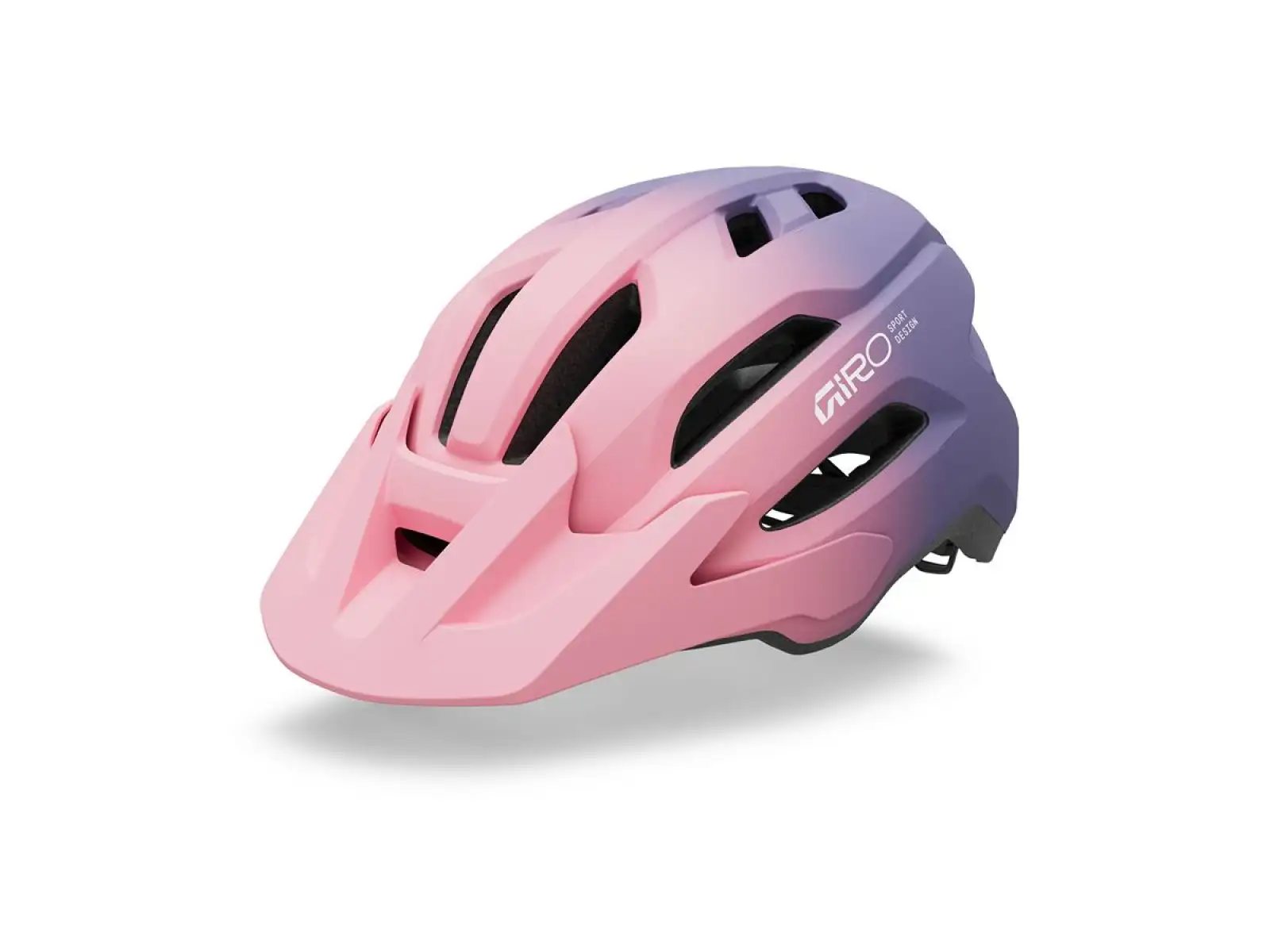 Giro Fixture II MIPS Youth Kinderhelm Mat Light Pink/Purple Fade
