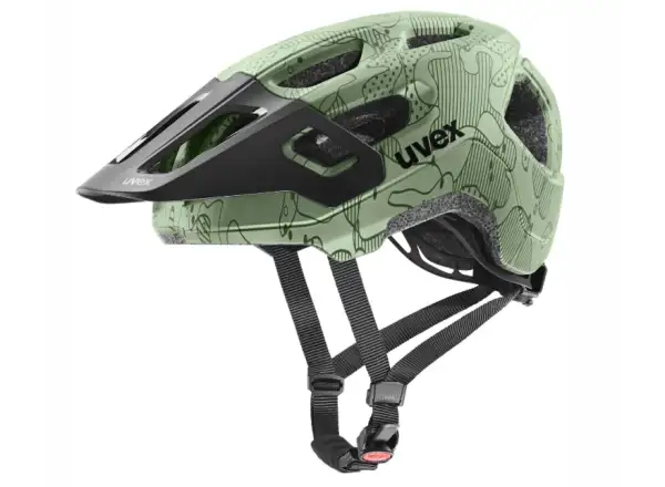 Uvex React Jr. Kinderhelm Moss Green/Altim Matt