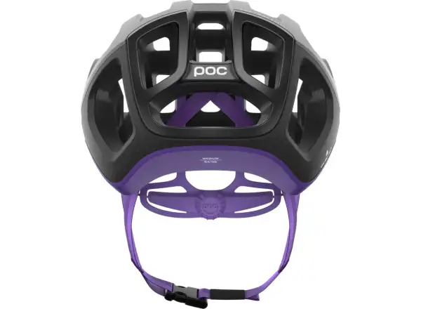 POC Ventral Lite Fahrradhelm Uranium Black/Sapphire Purple Matt