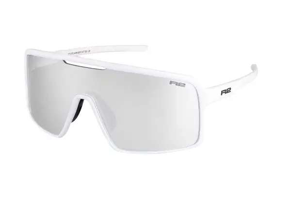 R2 Winner Sonnenbrille mattweiß/fotochromatische Gläser