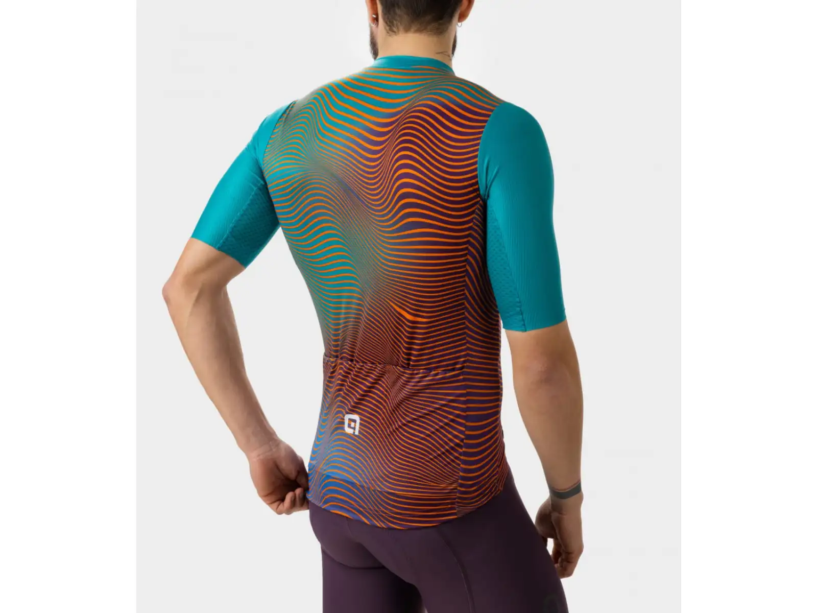 Alé PR-E Onda Herren Kurzarmtrikot smaragdgrün