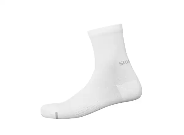 Shimano Mid Performance Radsocken weiß