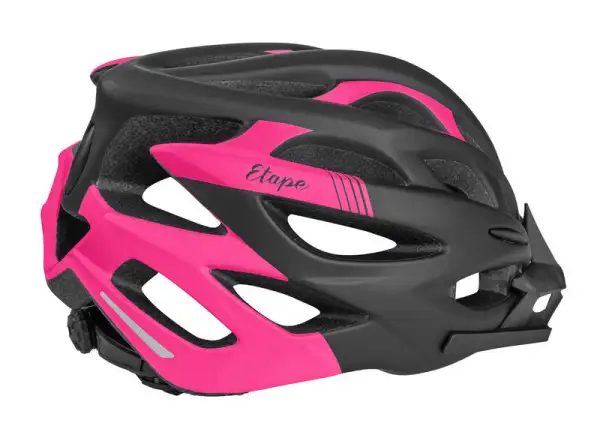 Etape Vesper Damen-Fahrradhelm – Schwarz/Rosa matt