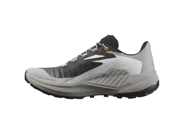 Salomon Genesis Herrenlaufschuhe Black/Alloy/Turmeric