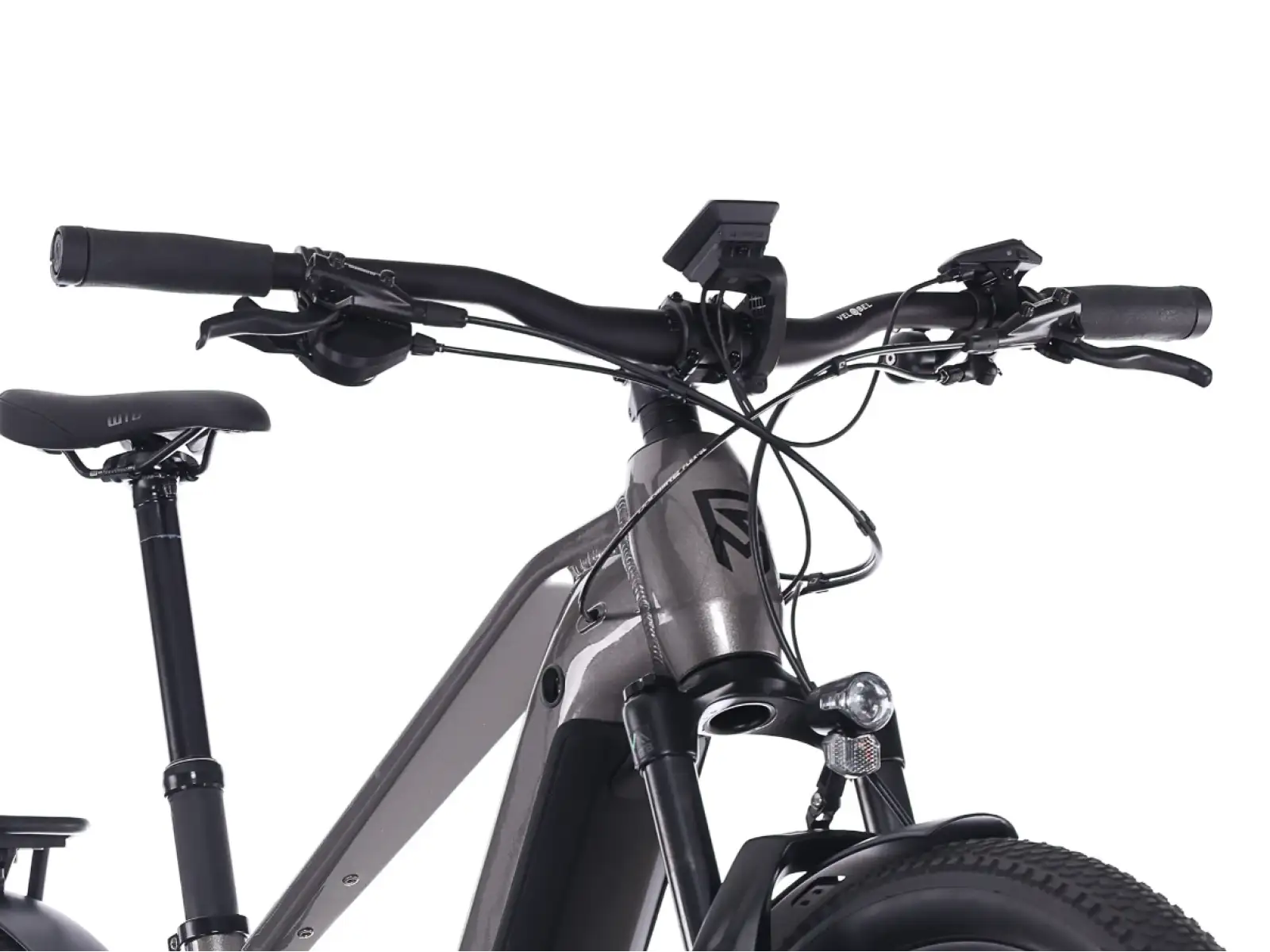 Rock Machine eBlizz B90T E-Mountainbike Gloss Stone Grey