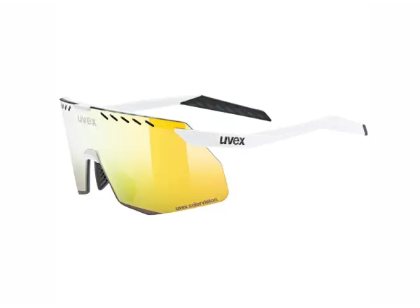 Uvex Pace Stage ColorVision Small Brille White Matt/Mirror Yellow