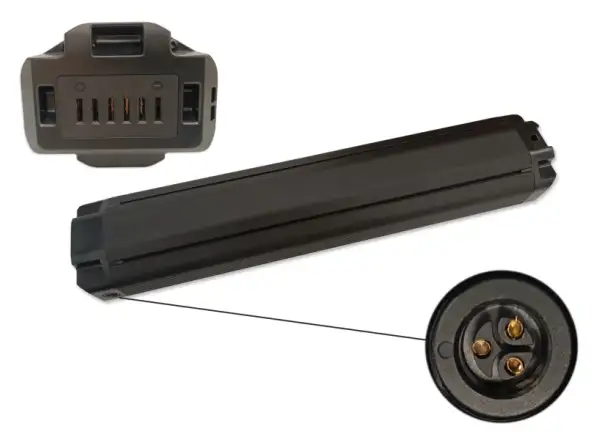 Crussis Batterie LG Li-ion 36V - 25 Ah / 900 Wh, vollintegriert, schwarz, MY25