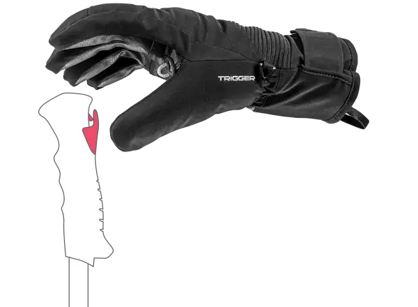 Leki Voltec TR Skihandschuhe Black