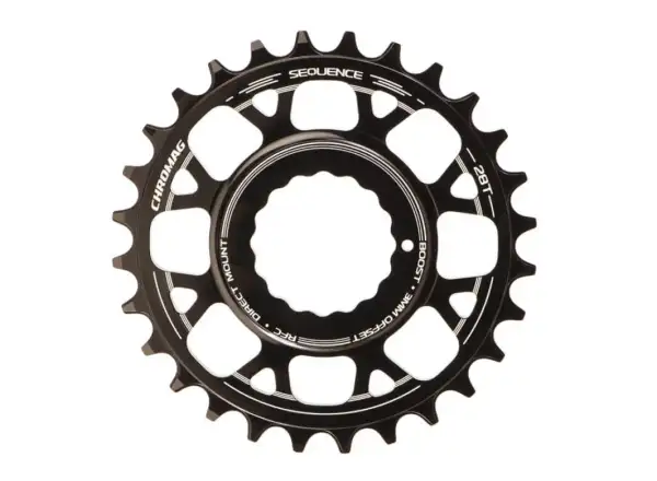 Chromag Sequence RFC Schaltwerks Offset 3 mm Boost 28 Zähne Schwarz