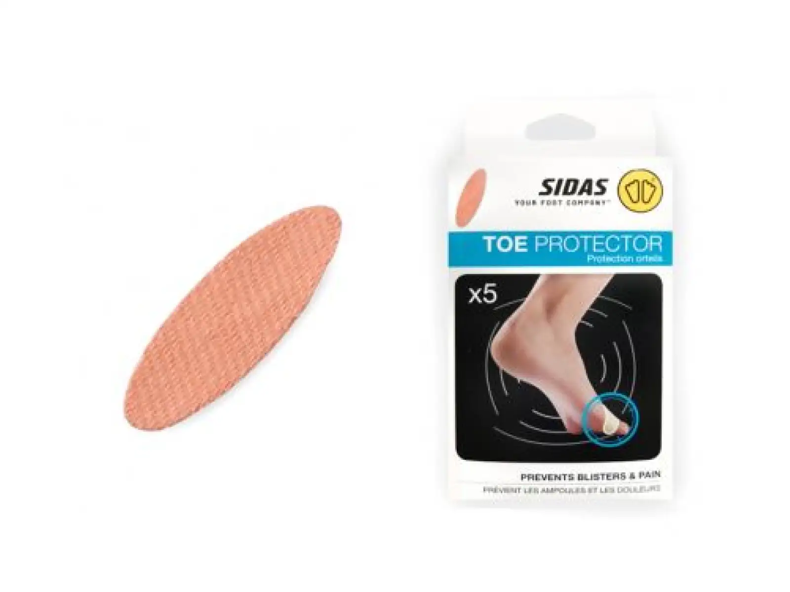 Sidas Zehenschutz  5 Stück