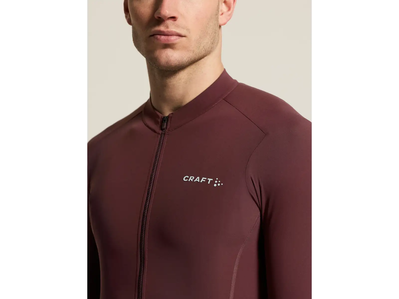 Craft Endur Training Herren-Trikot Langarm rot