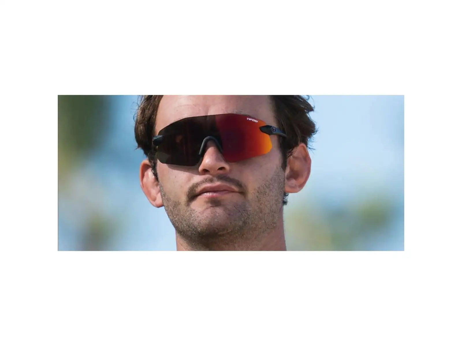 Tifosi Vogel SL Sportbrille Matte Black/Smoke Red