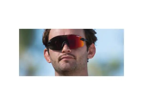 Tifosi Vogel SL Sportbrille Matte Black/Smoke Red