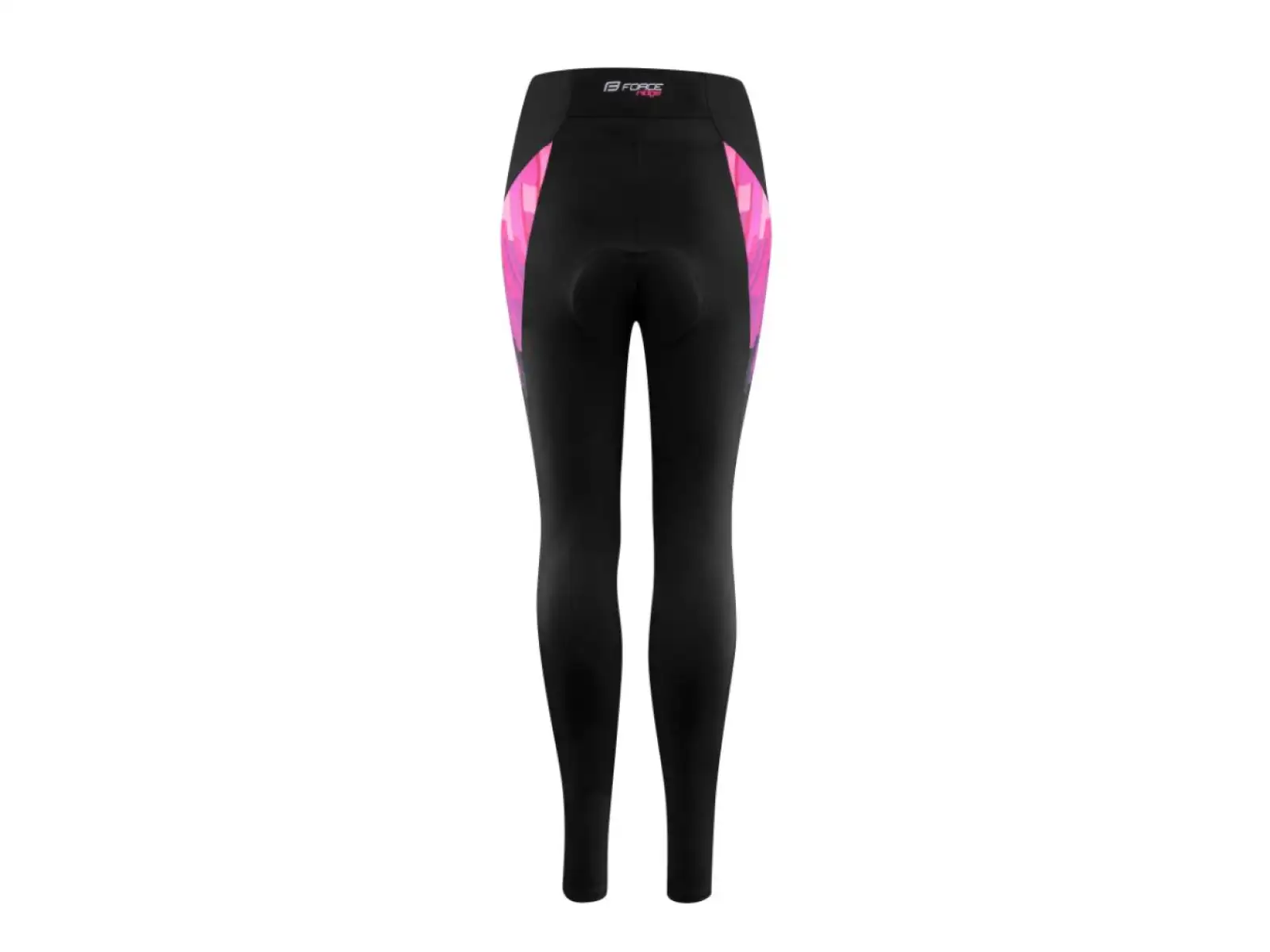 Force Ridge Lady Damenhose mit hoher Taille und Einlage Schwarz/Rosa