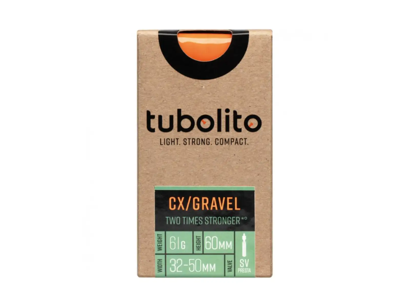 Tubolito S-Tubo CX/Gravel Schlauch 32-50/584-622 mm gal. Ventil Schwarz