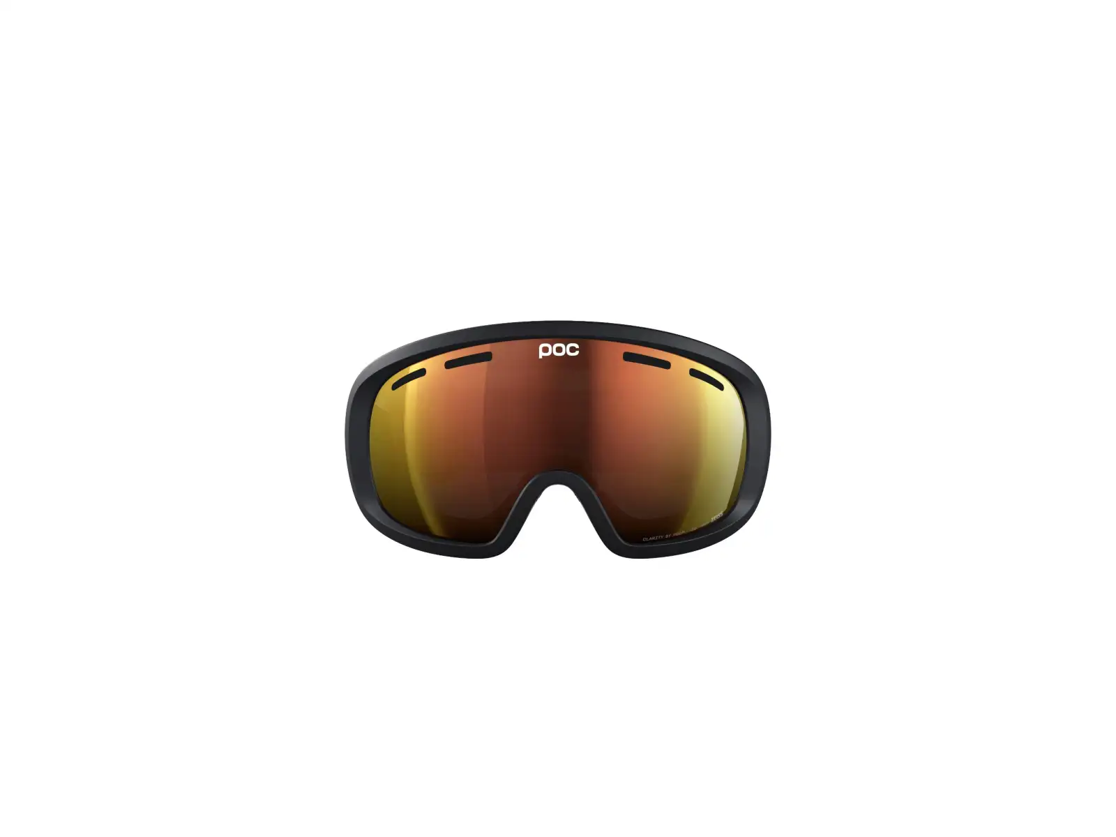 POC Fovea Mid Skibrille Uranium Black/Partly Sunny Orange
