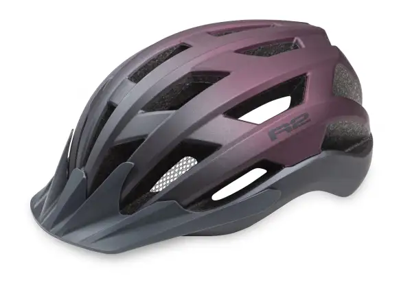 R2 Explorer Fahrradhelm blau/violett