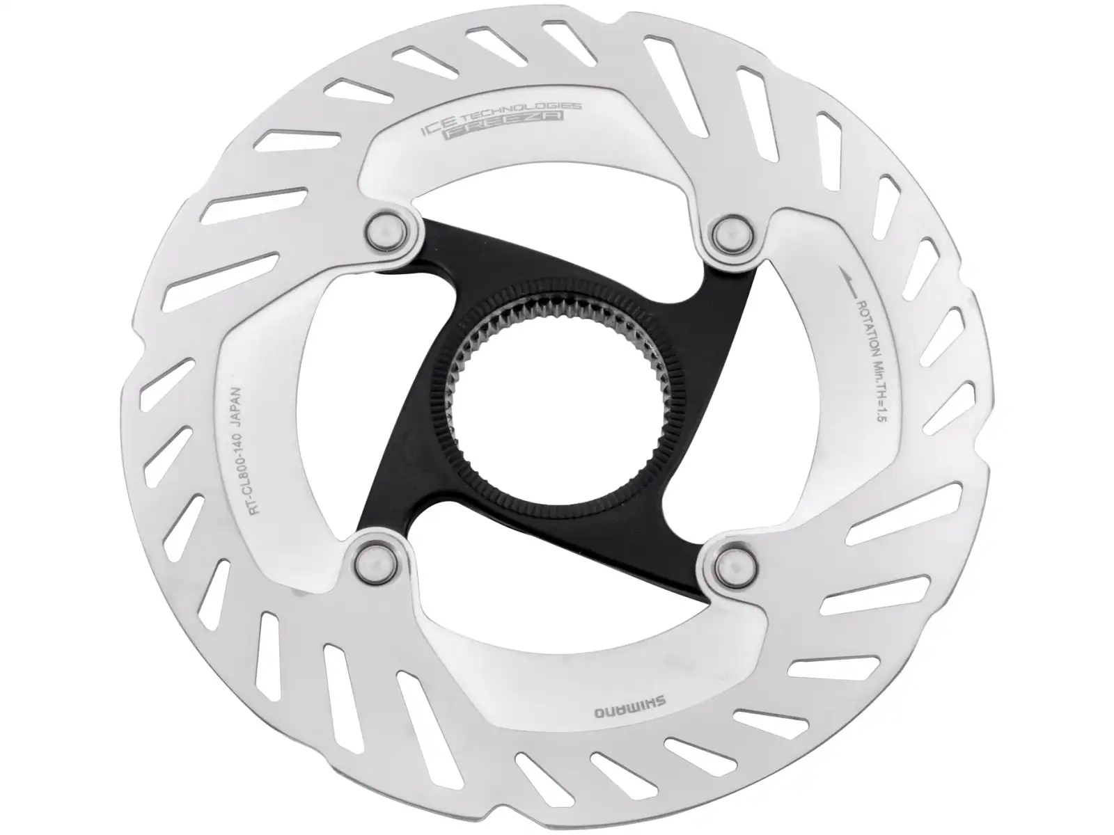 Shimano RT-CL800 Bremsscheibe 203 mm, center lock, Ice Tech, äußerer Lockring