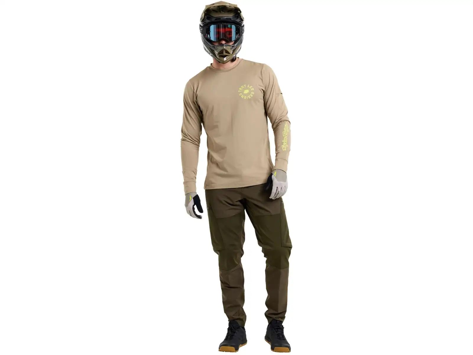 Troy Lee Designs Ruckus Ride Tee Herren-Trikot langarm The Fuzz Timber