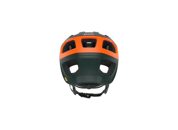POC Cularis Pure MTB Helm Pargasite Green Matt/Fluorescent Orange Matt