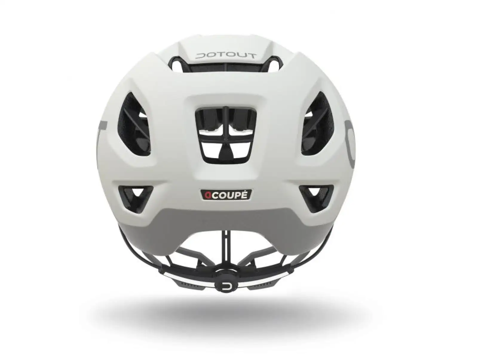 Fahrradhelm Dotout Coupé Pro Perlmutt Matt Weiß/Grau XS/M