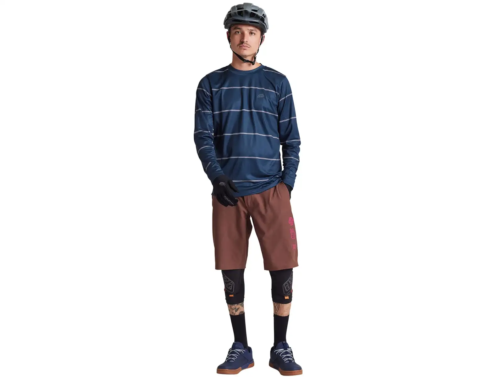 Troy Lee Designs Flowline Herrentrikot Langarm Revert Midnight