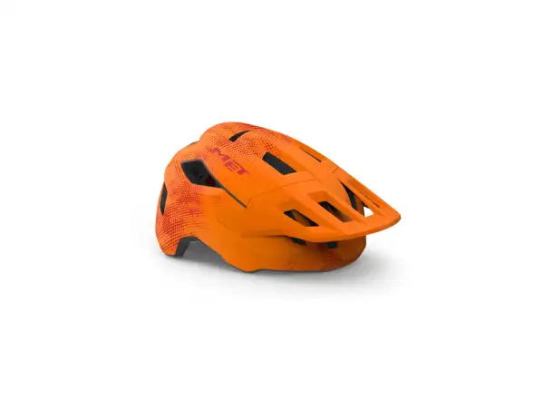 MET Shelter Youth Kinderhelm Orange Red