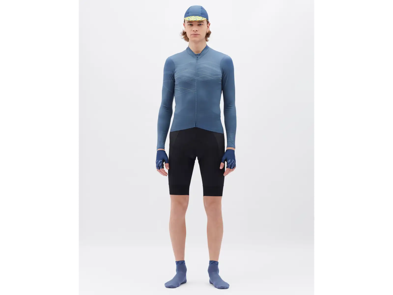 Silvini Valfuro Herrentrikot langärmlig Navy.