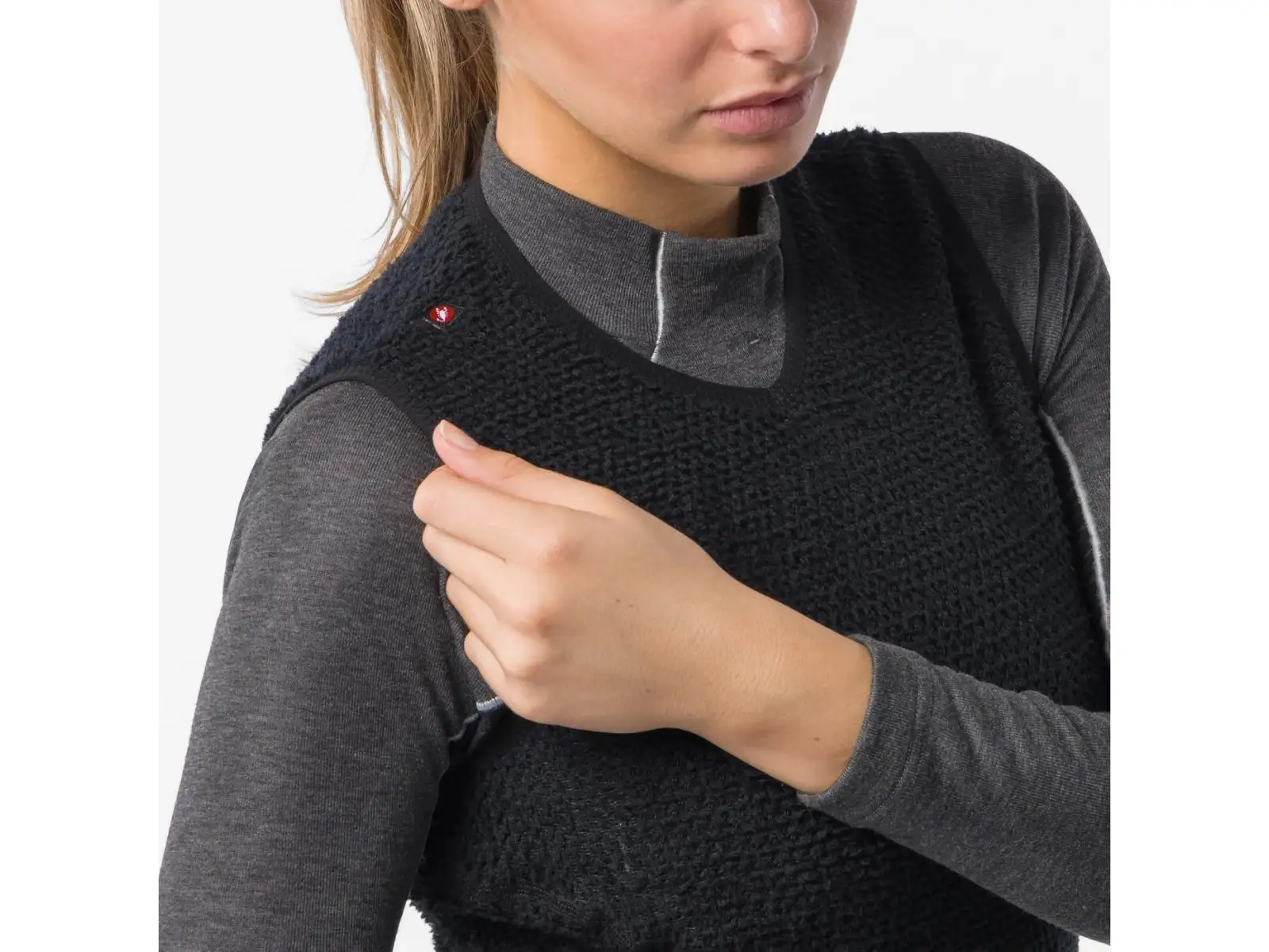 Castelli Gold Days Damen-Mittelschicht ärmellos Black