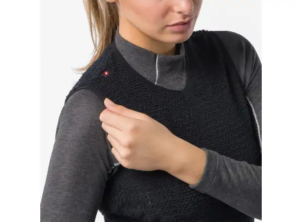 Castelli Gold Days Damen-Mittelschicht ärmellos Black