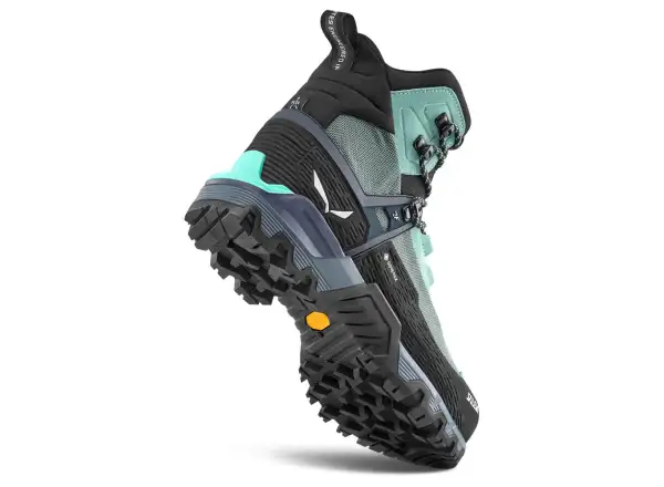 Salewa Mountain Trainer 3 Tech Mid GTX Damen Wanderschuhe Willow/Orion Blue