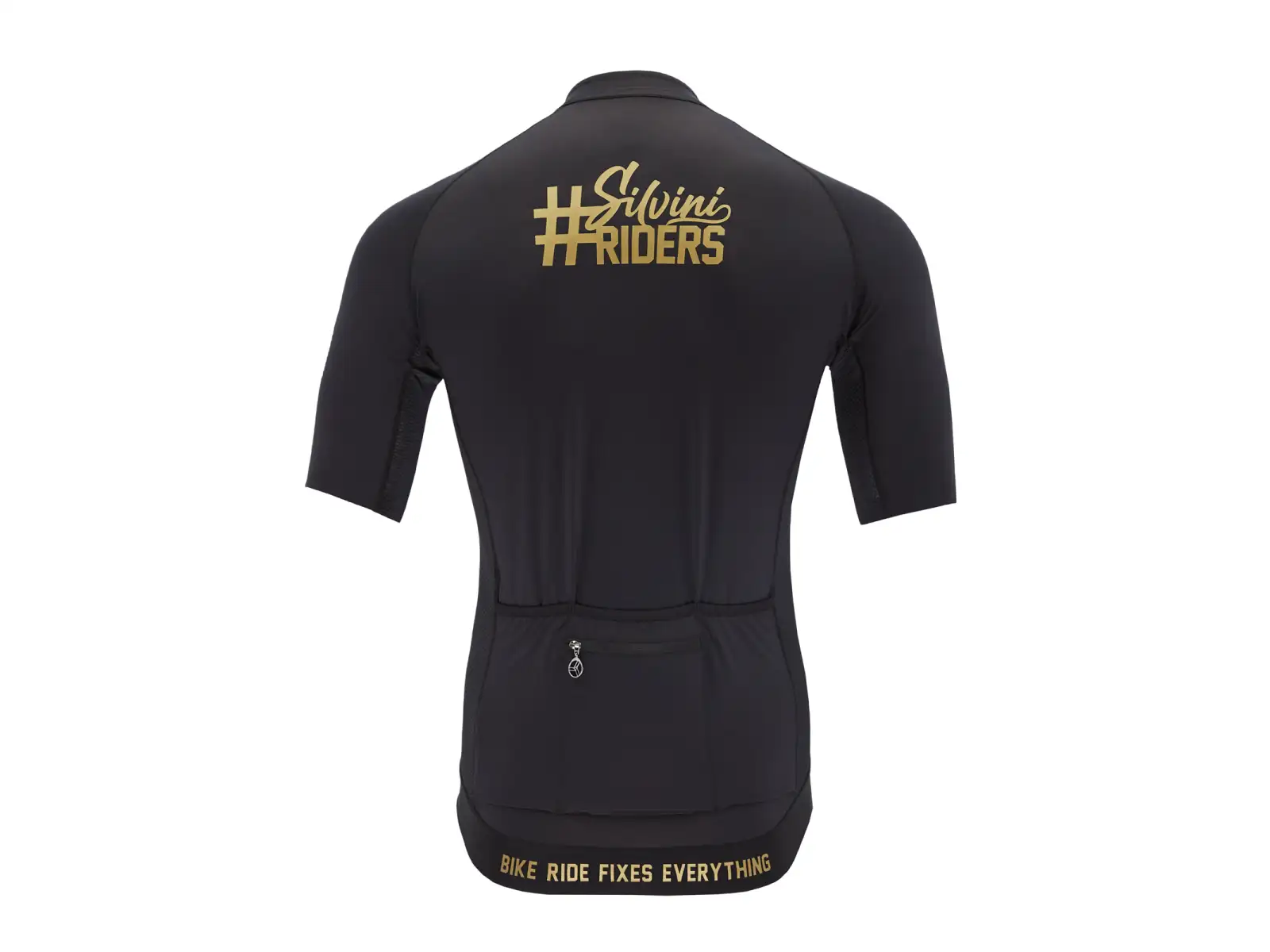Silvini Mottolino Herren Kurzarmtrikot schwarz/gold