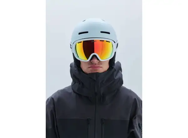 POC Fovea Skibrille Hydrogen White/Partly Sunny Orange