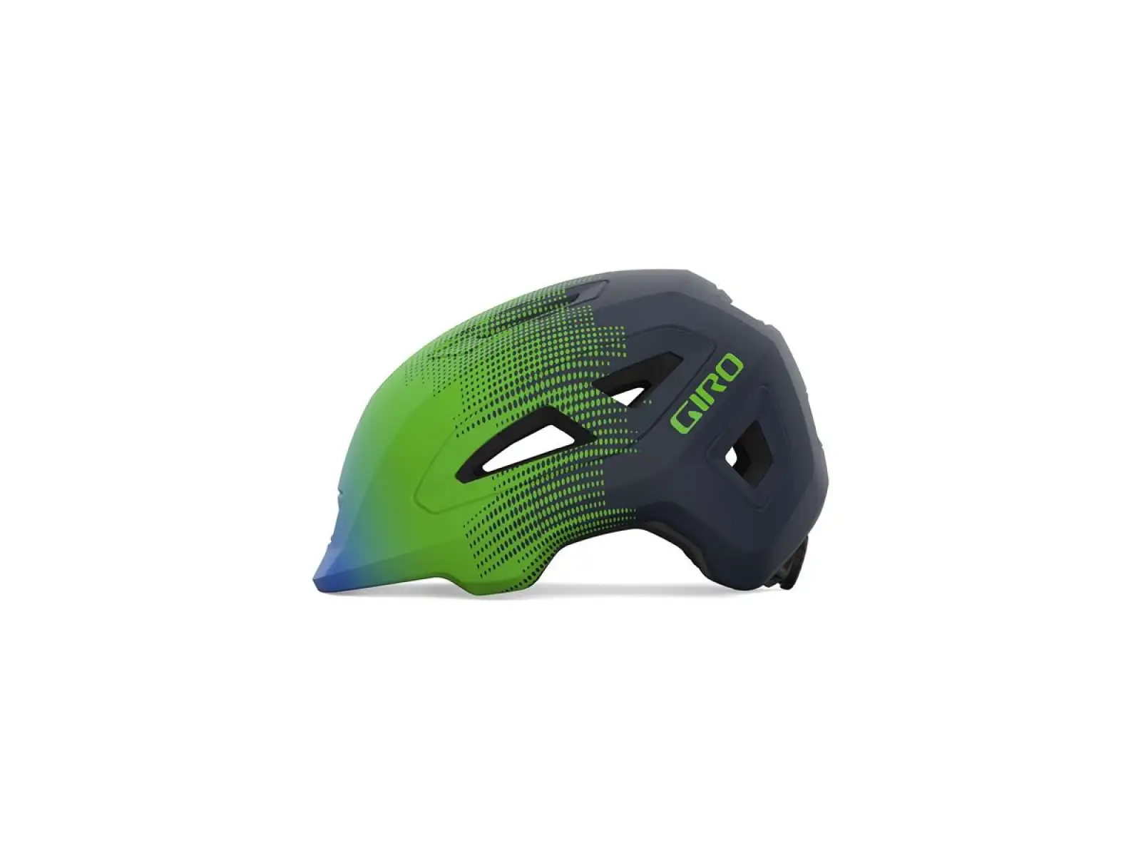 Giro Scamp II Kinderhelm Mat Blue/Green Towers