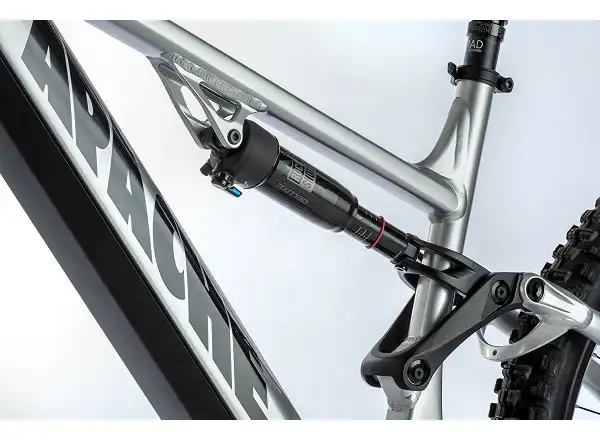 Apache Quruk 3 Vollgefedertes E-Bike (Bosch 750 Wh) Silber