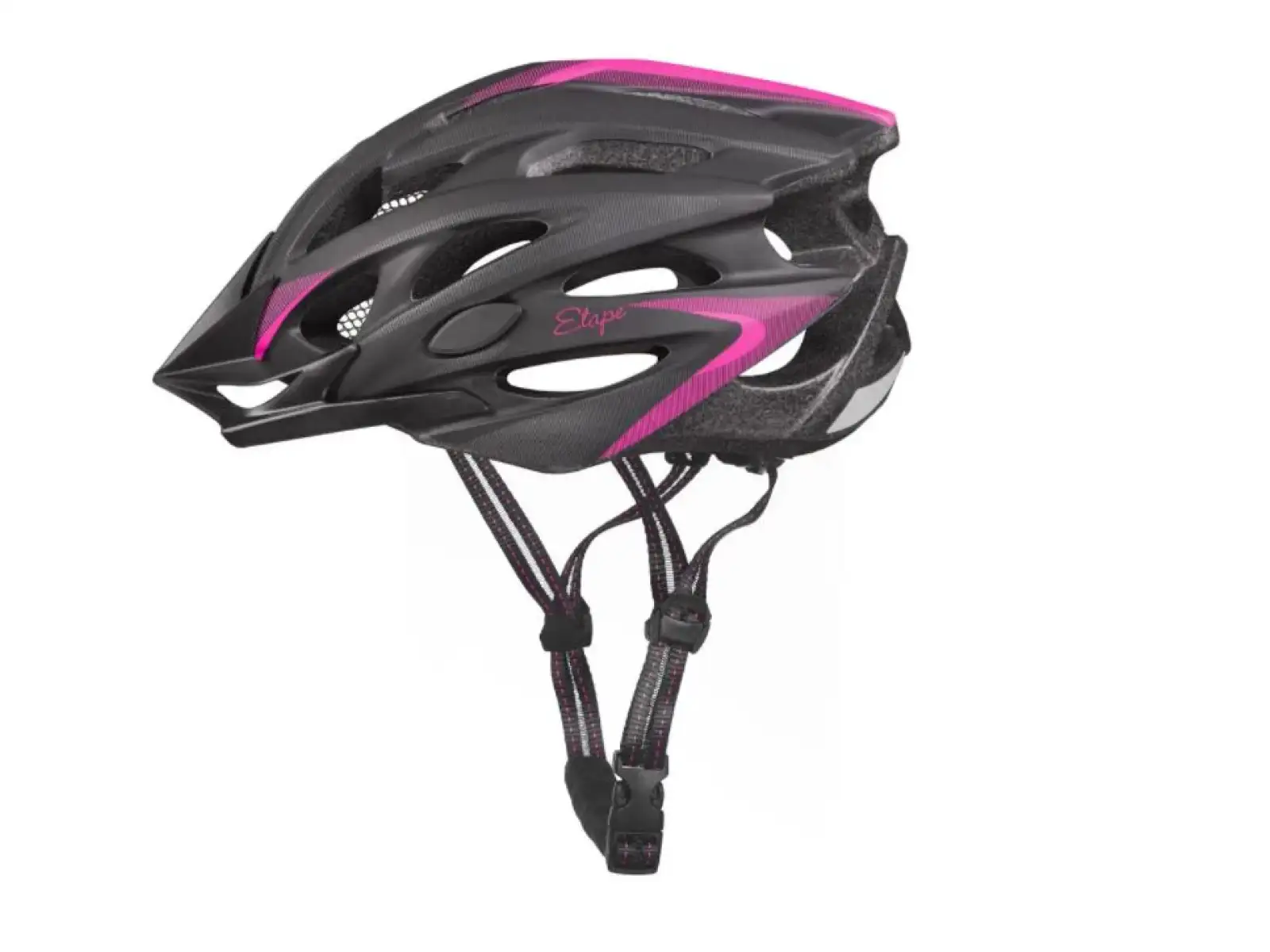 Etape Venus Fahrradhelm schwarz/pink matt