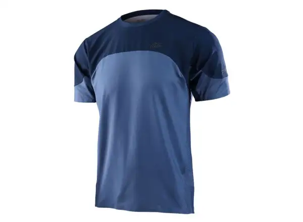 Troy Lee Designs Drift Herrentrikot Kurzarm Blau Mirage
