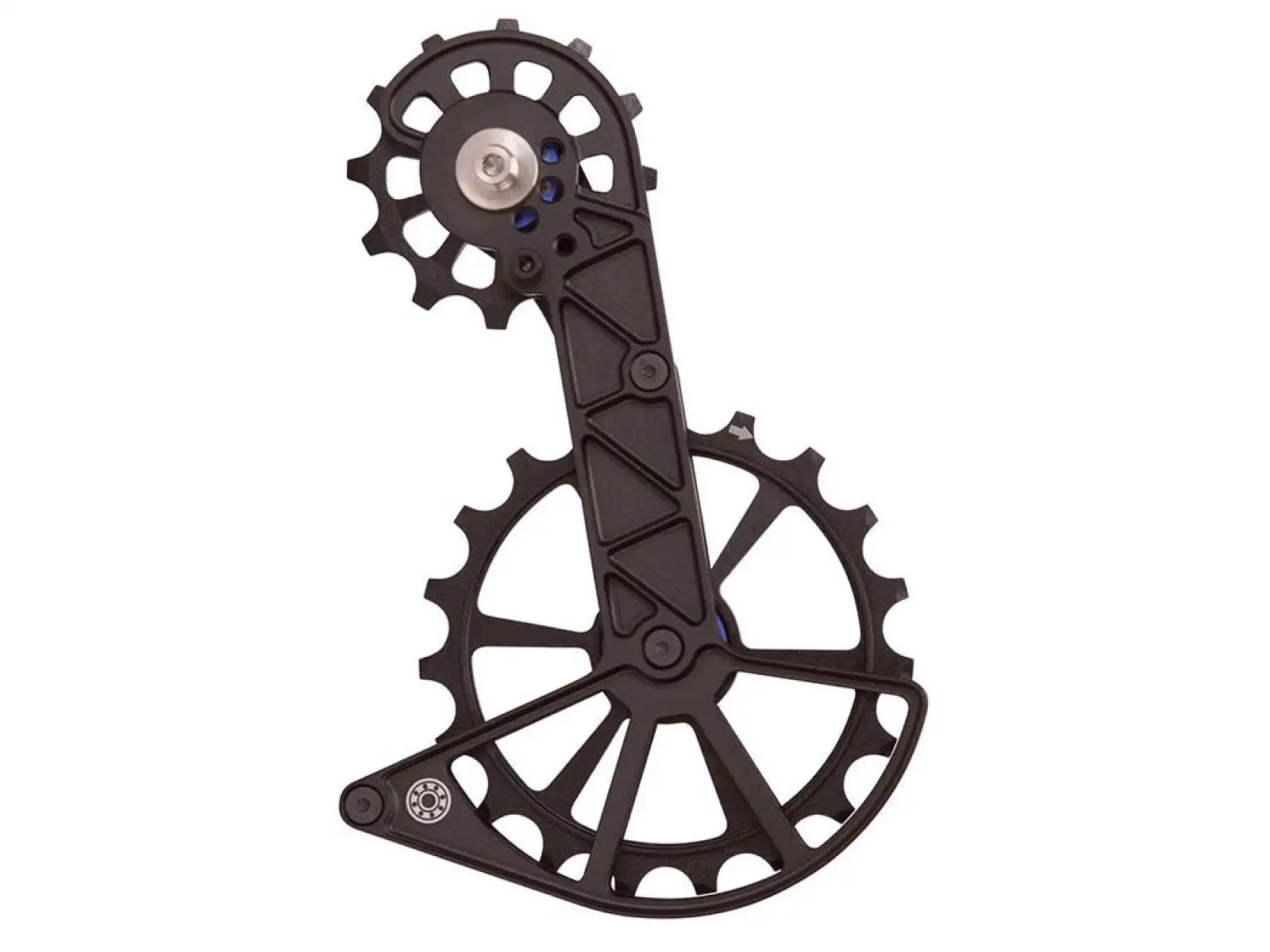 Kogel Kolossos Führung mit Rollen für GRX / Gravel Schwarz