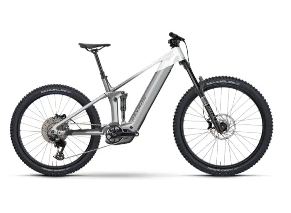 Raymon Vamok Comp silber/weiß vollgefedertes Elektrofahrrad